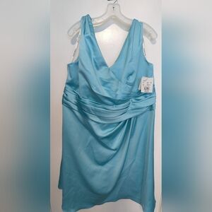 David's Bridal Sky Blue Gown